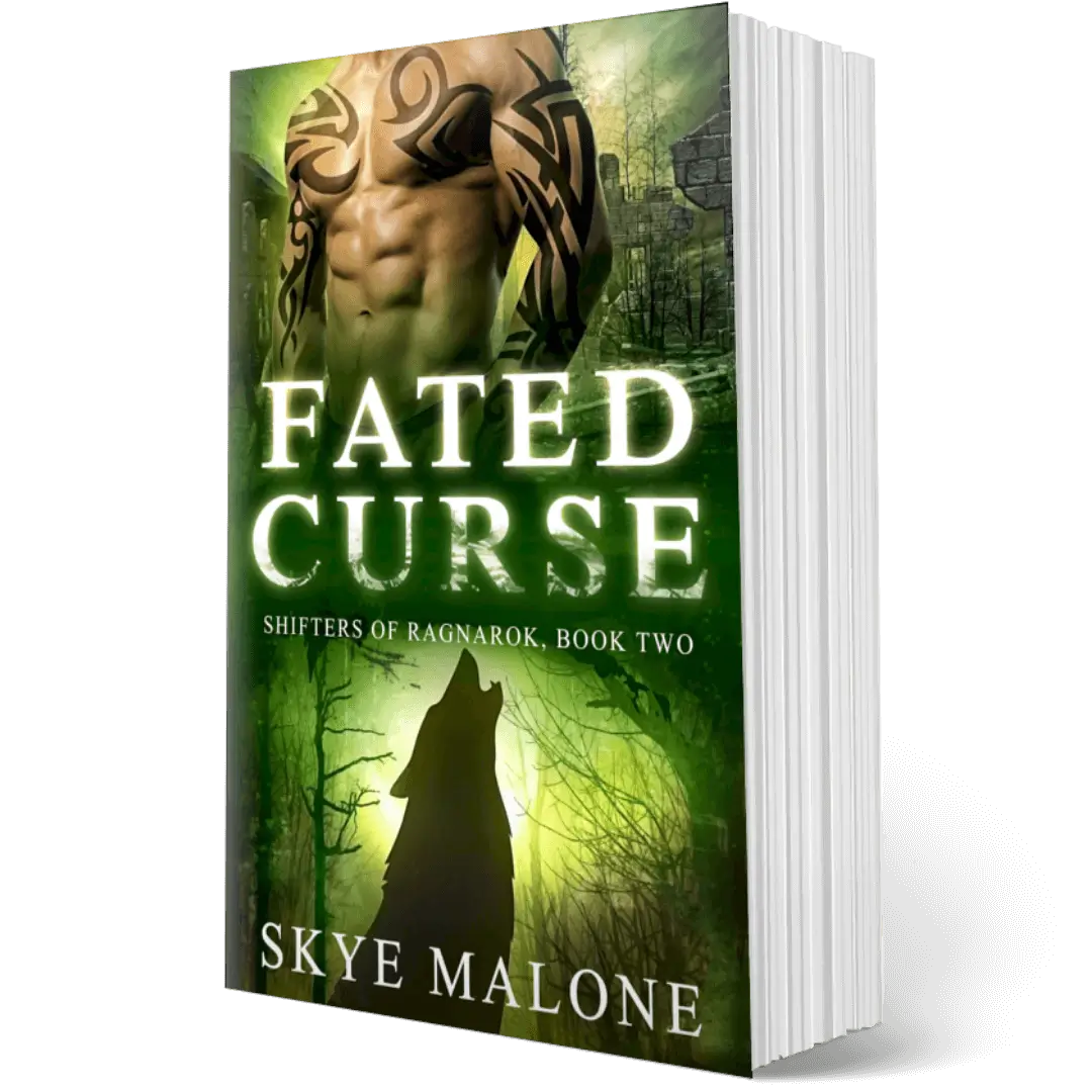 Fated Curse (Shifters of Ragnarok #2) - SIGNED Paperback Steamy Alternate Cover