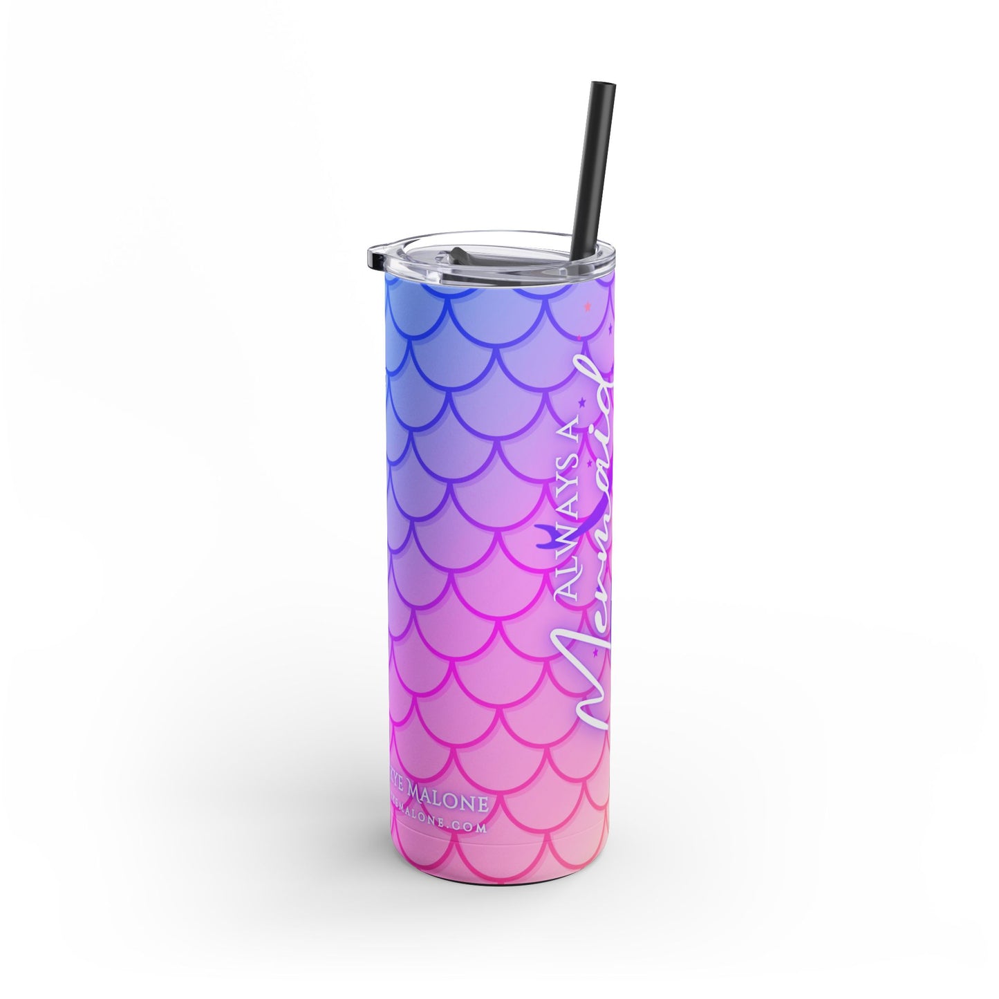 Always a Mermaid - Maars Maker Skinny Matte Tumbler, 20oz