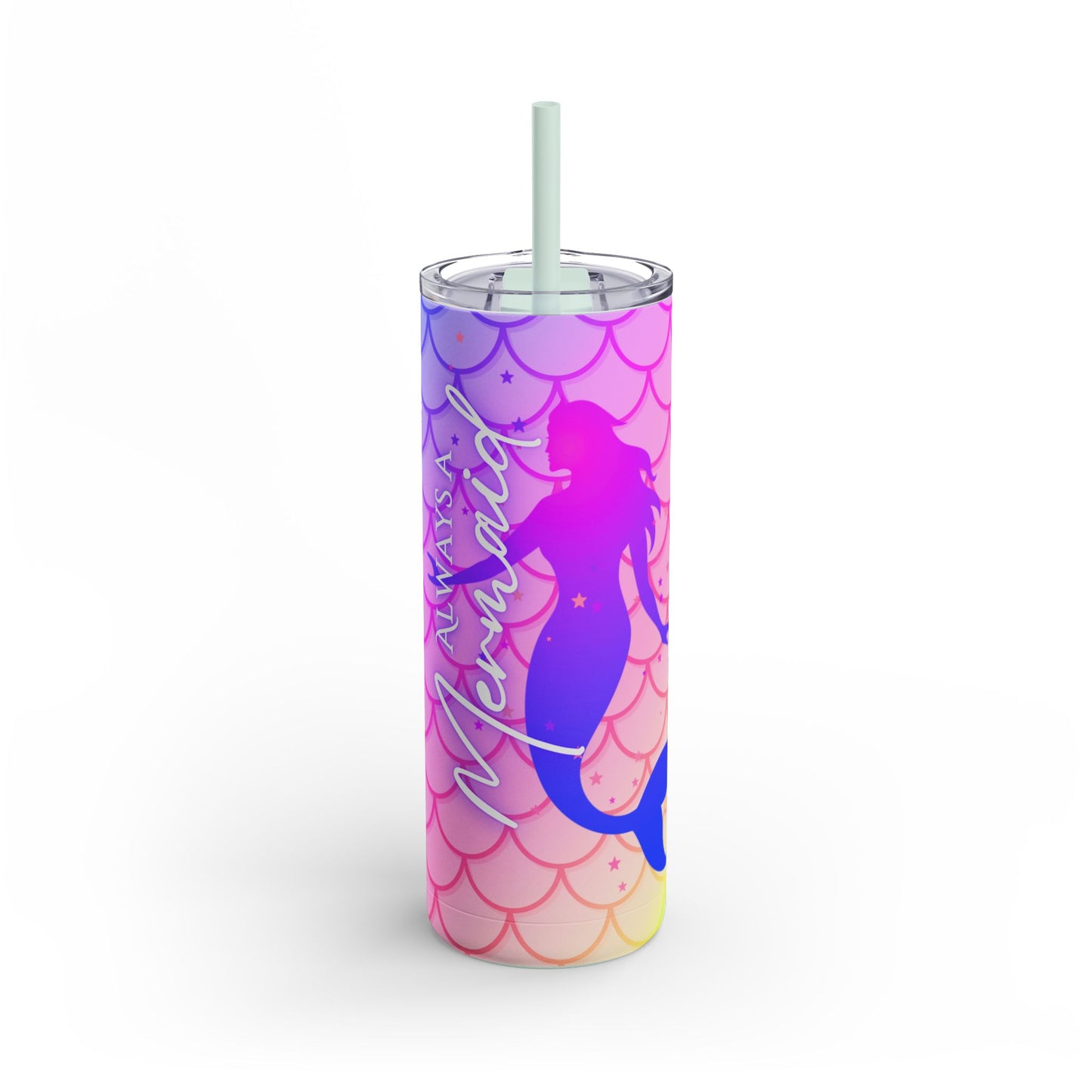 Always a Mermaid - Maars Maker Skinny Matte Tumbler, 20oz