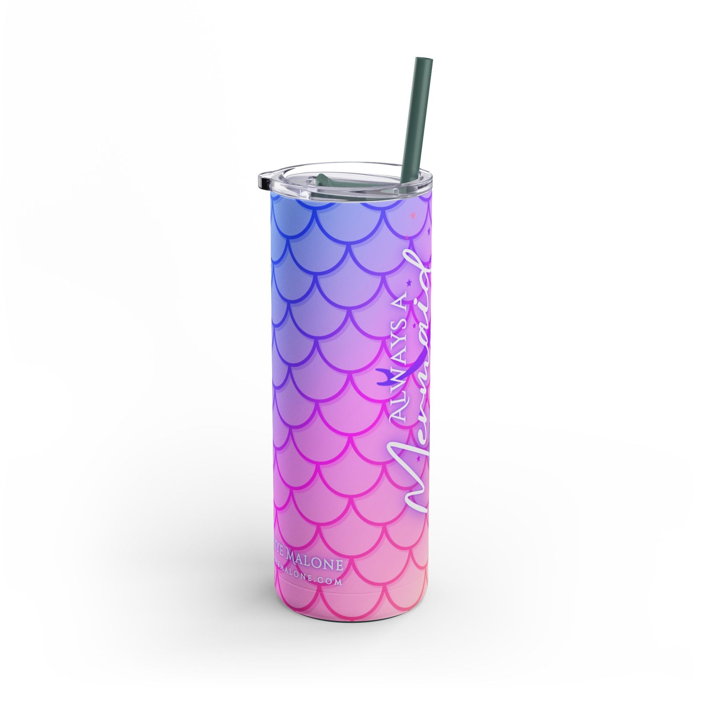 Always a Mermaid - Maars Maker Skinny Matte Tumbler, 20oz