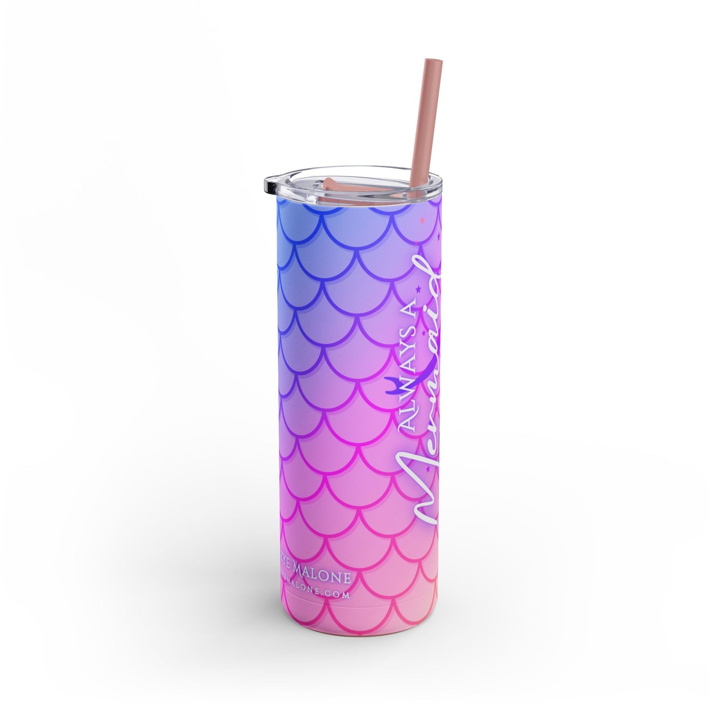 Always a Mermaid - Maars Maker Skinny Matte Tumbler, 20oz