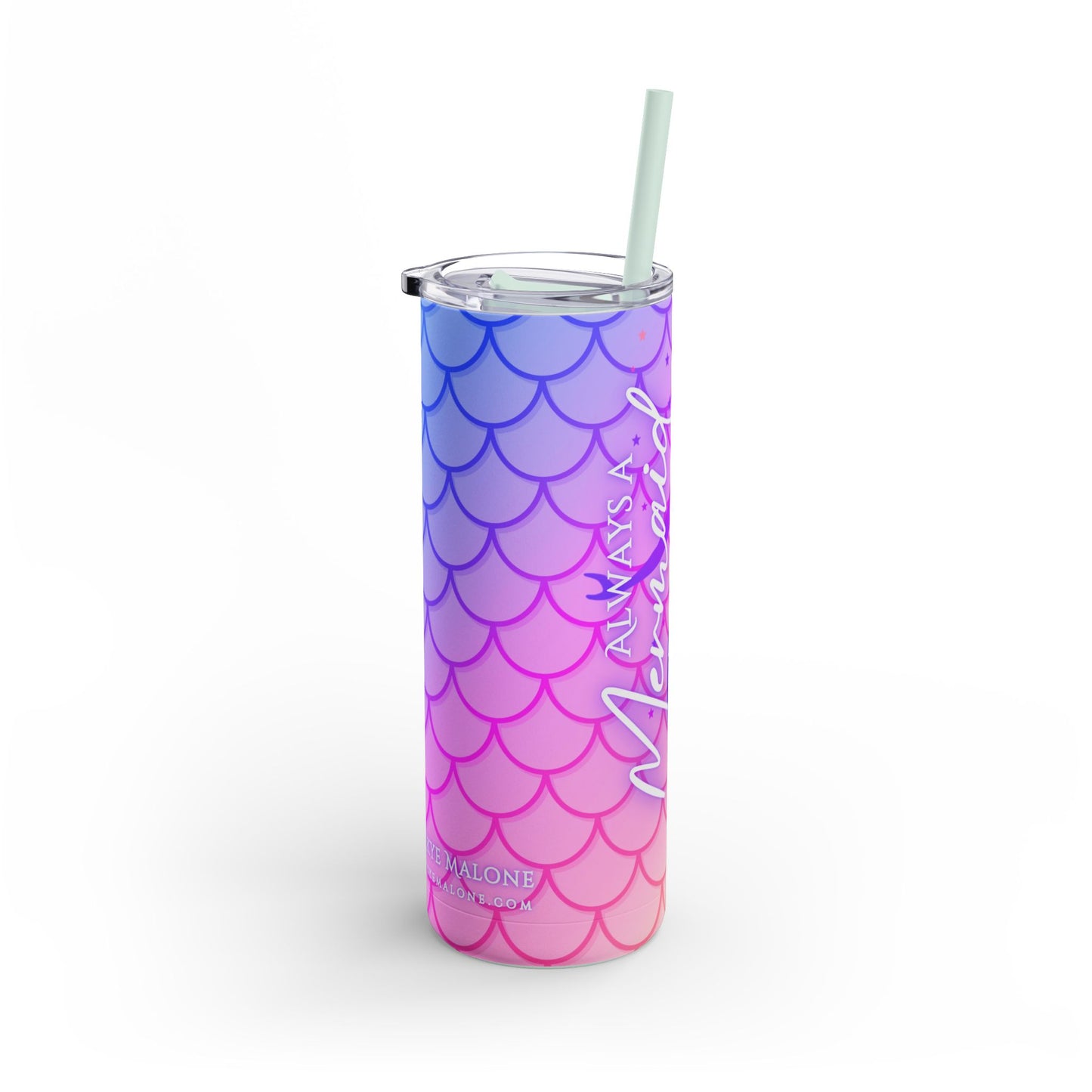 Always a Mermaid - Maars Maker Skinny Matte Tumbler, 20oz