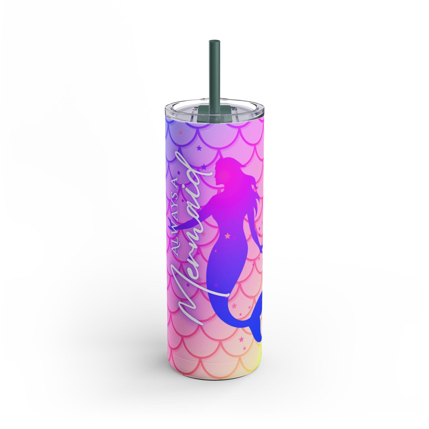 Always a Mermaid - Maars Maker Skinny Matte Tumbler, 20oz